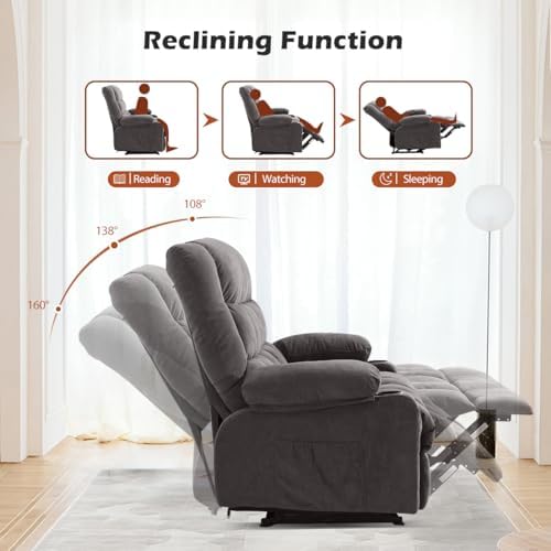 MAHOMICO Recliner Sofa with Cup Holders - Image 3