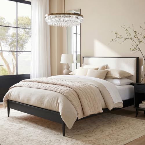 Merax Mid Century Modern Bed Frame - Image 3
