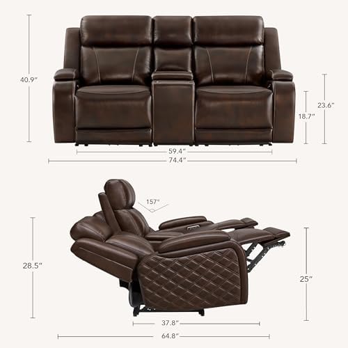 Watson & Whitely Zero Gravity Power Reclining Loveseat - Image 2