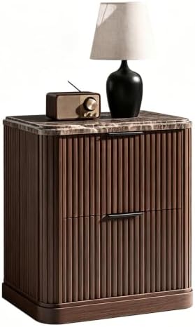 2 Drawer Fluted Nightstand by LerivosStory
