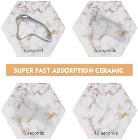 Marble Coasters for Drinks Absorbent - Image 6