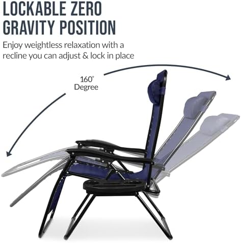 Best Choice Products Set of 2 Extra Wide Zero Gravity Chair Recliner - Image 5