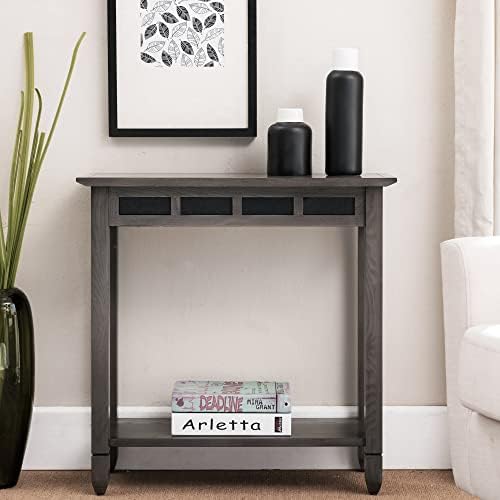 Leick Home 10059-GR Rustic Console Hall Console - Image 2