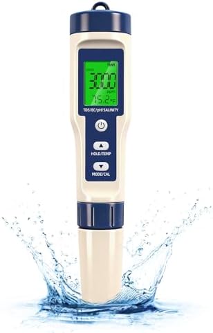 Pool Salt Tester & PH Meter by ZTGHFMY