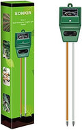 SONKIR Soil pH Meter, MS02 3-in-1 Soil Moisture/Light/pH Tester Gardening Tool by SONKIR