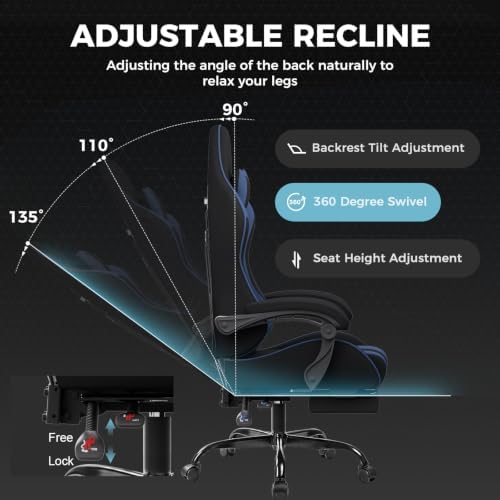 GTPLAYER Gaming Chair, Computer Chair - Image 7