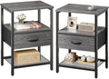 Huuger Nightstand Set of 2, Night Stand by Huuger