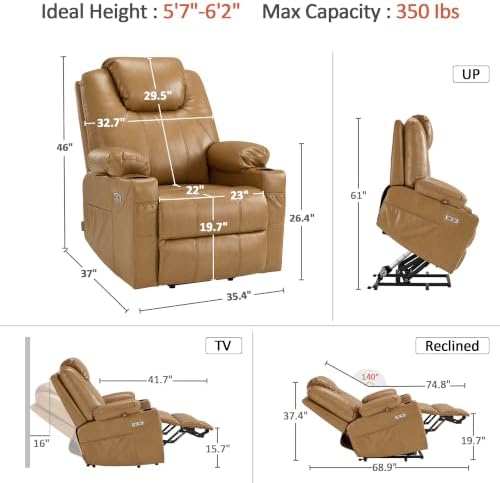 MCombo Large Power Lift Recliner Chair - Image 3