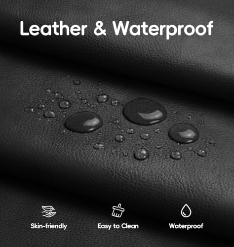 Hobestluk Bean Bag Chair Leather Togo Sofa Memory Foam - Image 6