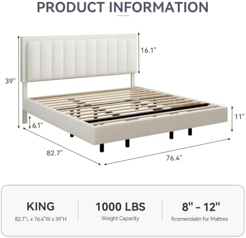 IMMERSTABLE King Size Floating Bed Frame - Image 2