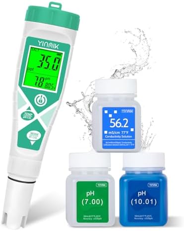 YINMIK pH Meter Salinity Tester pH Salt Meter by YINMIKWaterTester