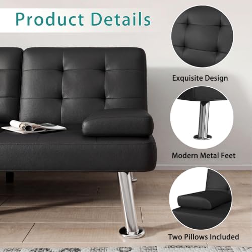 Flamaker Futon Sofa Bed - Image 6