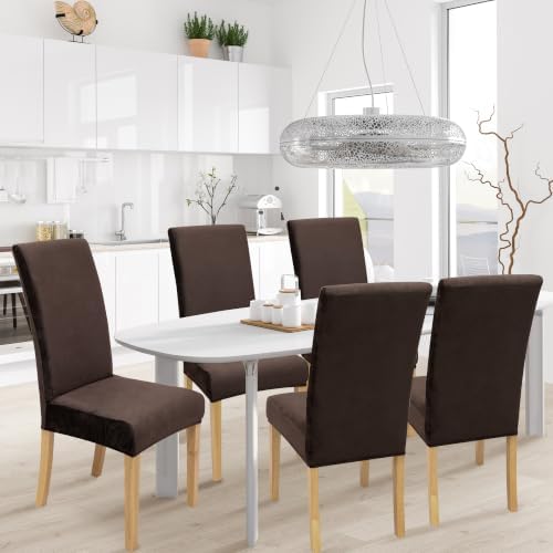 Dining Chair Covers, Stretch Seat Covers, Washable Furniture Protector - Image 2