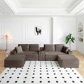 ivoros 125 Inch Modular Sectional Sofa Couch, Oversized Modern Cloud Couch by ivoros