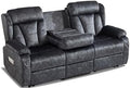 77.2"Reclining Sofa 3 Seater Recliner Couch by WISHDEER