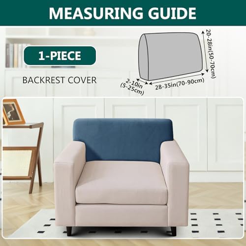 UNBBRRL Stretch Sofa Backrest Cushion Cover - Image 2