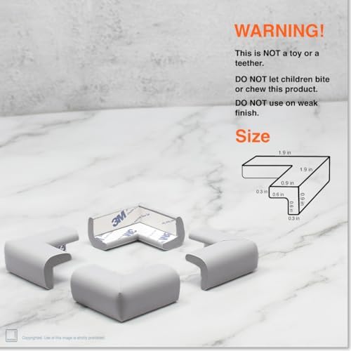 Roving Cove Baby Proof Corner Protector, 8 Small Corners - Image 6