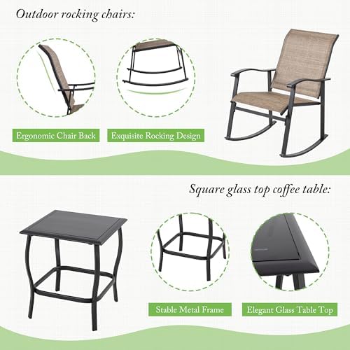 Shintenchi Rocking Chair Outdoor - Image 3