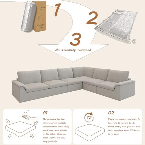 EASE MOOSE Cloud Couch Sectional - Image 3