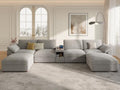 EASE MOOSE Oversized U Shape Sectional Modular Sofa, Large Deep Seat Couch by EASEMOOSE