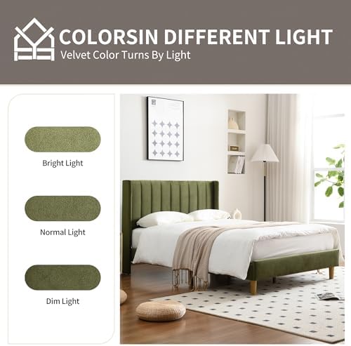 YUHUASHI Twin Bed Frame，Platform Bed - Image 6