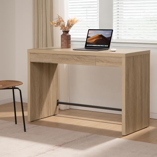 SICOTAS Computer Desk Writing Table, 47-Inch Wooden Study Desk - Image 3
