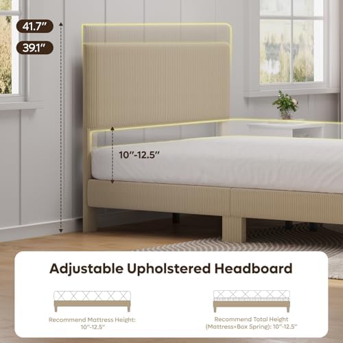Bestier Full Size Bed Frame - Image 4