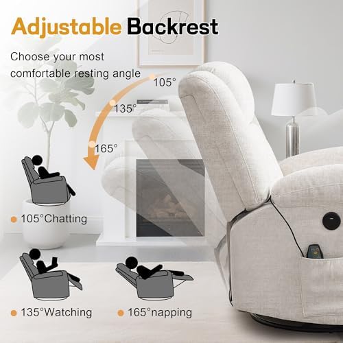 Korser Rocker Recliner, Glider Recliner Chairs - Image 3