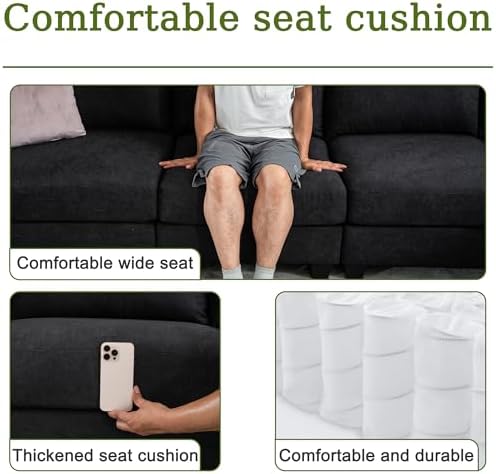 150.4" Large Sectional Couches for Living Room - Image 5