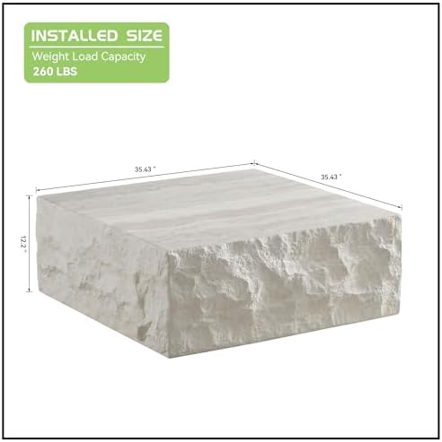 JUSTONE 35.43'' Square Coffee Tables - Image 2