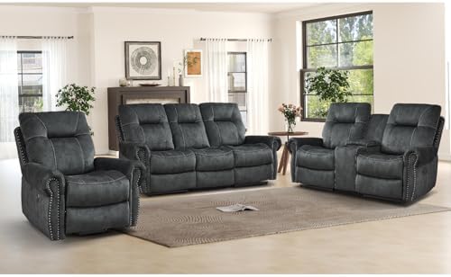 EBELLO Reclining Couch Sofa Furniture Set by EBELLO