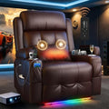 Reclining Loveseat Sofa, RV Loveseat Recliner Wall Hugger Couch, Home Theater by AOTOLO