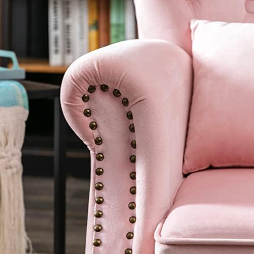 LZAREAL Accent Reading Arm Chairs Set of 2 - Image 6
