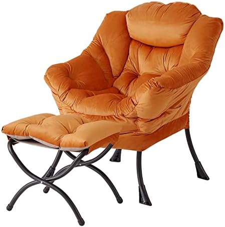 Welnow Lazy Chair with Ottoman, Reading Chair with Footrest by LifeGetsBetterWithWelnow