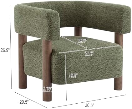Christopher Knight Home Carly Low Profile Accent Chair, Round Backrest Side - Image 2