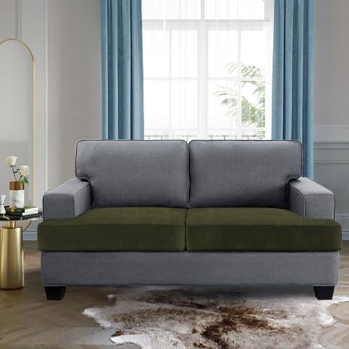 H.VERSAILTEX Stretch Velvet 2 Piece T Cushion Sofa Slipcovers - Image 2