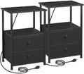 LOAKEKEL Nightstands Set of 2, Night Stand by LOAKEKEL