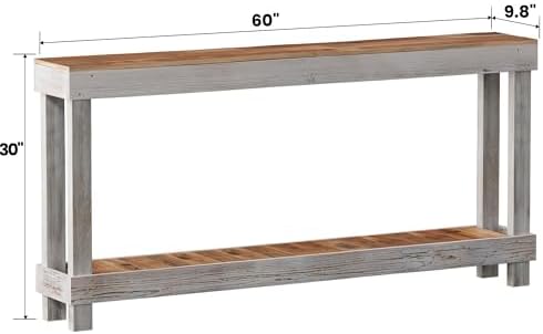 Rustic Farmhouse Console Table - Image 3