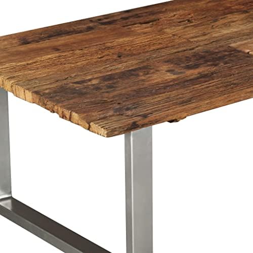 Dining Room Living Room Table Couch deskCoffee Table Solid Reclaimed Wood - Image 7