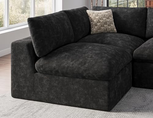 120" Cloud Sectional Couch | Oversize Boneless Couches - Image 4