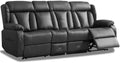 90.6" Reclining Sofa 3 Seater Recliner Couch by WISHDEER