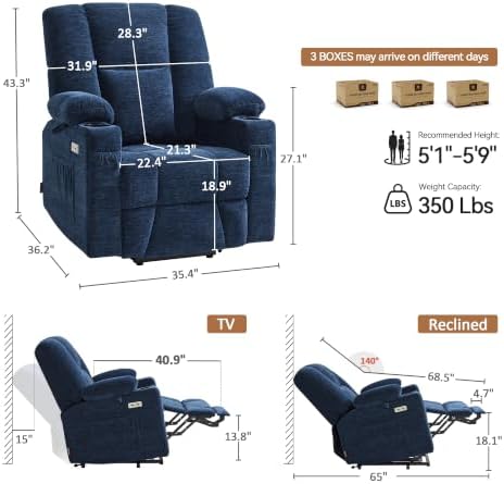 MCombo Power Lift Recliner Chair - Image 3