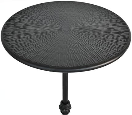 Metal Round Side Table, Modern Accent Small Drink Table, Coffee Martini Table - Image 7