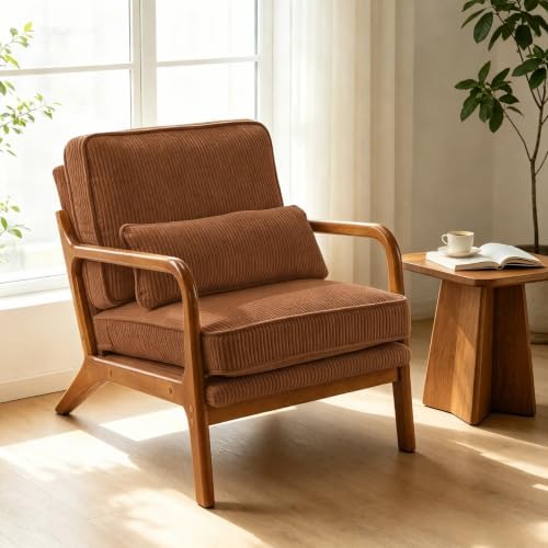 Karl home Mid-Century Modern Accent Reading Chair by Karlhome