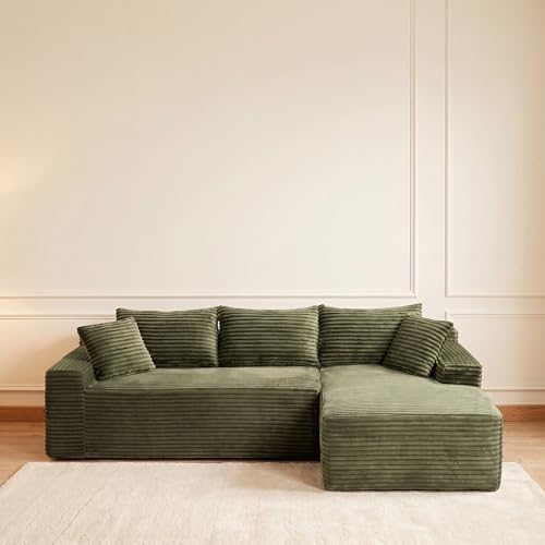 95" L-Shaped Right Facing Cloud Sectional Couch by ERYE