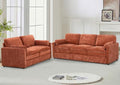 Classic Chenille Sofa Set with 2 Extra Armrest Pillows by LESOFAIR
