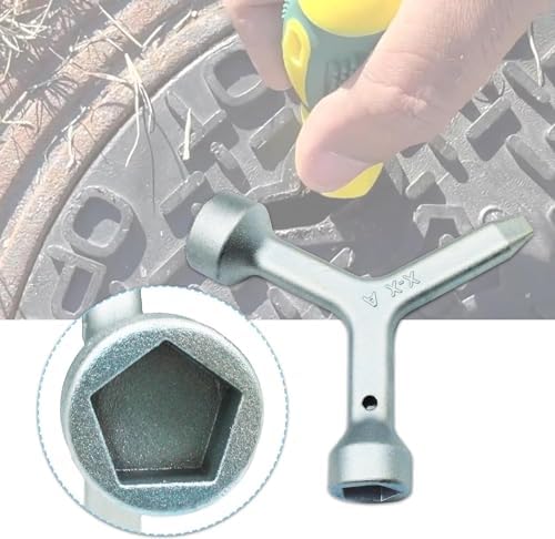 MKF2 Meter Curb Box Key triangle curb box wrench electric box key - Image 3
