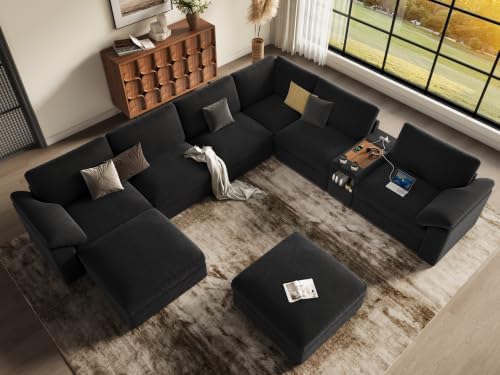 EASE MOOSE Sectional Modular Sofa, Oversized L Shape Sectional Couch - Image 4