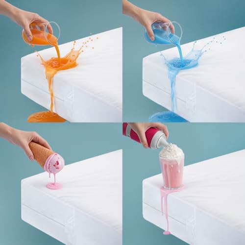 Utopia Bedding Mattress Protector Zippered California King Size, 100% - Image 4