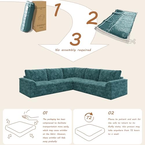 EASE MOOSE Boneless Couches for Living Room - Image 3